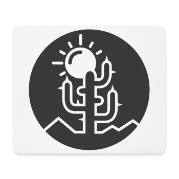 cactus, love, desert, nature, sun, cactus, cacti - Mouse Pad (horizontal) - white - Front