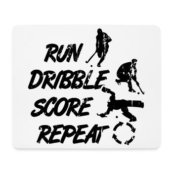 Dicton sur le hockey sur gazon - Tapis de souris (format paysage) - blanc - Devant