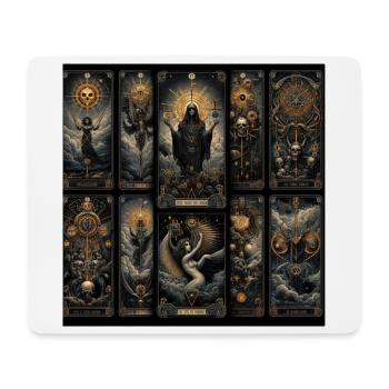 Tarot Shadows and Angels - Mouse Pad (horizontal) - white - Front