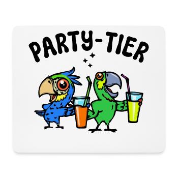 Animal Parrot Statement Zoo Jungle Birds - Mouse Pad (horizontal) - white - Front