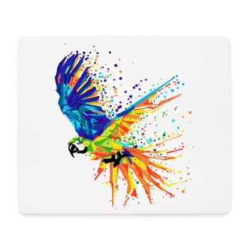 Bird, Tropical, Africa, Animal Lover, Parrot, Animal - Mouse Pad (horizontal) - white - Front