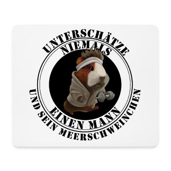 Girls & Guinea Pigs – Funny Saying - Mouse Pad (horizontal) - white - Front
