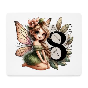 18 Jahre Fee Elfe süß Geburtstag Geschenk - Mousepad (Querformat) - Weiß - Vorne