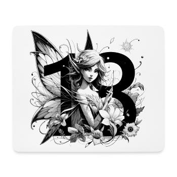 18 Jahre Fee Elfe süß Geburtstag Geschenk - Mousepad (Querformat) - Weiß - Vorne