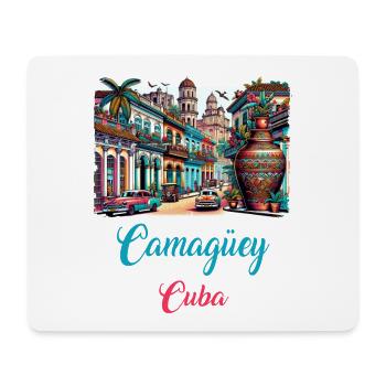 Design de vacances à Camagüey à Cuba - Tapis de souris (format paysage) - blanc - Devant