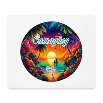 Camagüey Kuba Paradies Sonnen Design - Mousepad (Querformat) - Weiß - Vorne