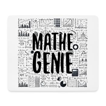 Mathe-Genie Mathematik Genie Mathe Geschenk - Mousepad (Querformat) - Weiß - Vorne