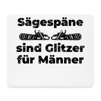Saw Lumberjack Sawdust Statement Woodwork - Mouse Pad (horizontal) - white - Front