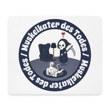Muskelkater des Todes - Mousepad (Querformat) - Weiß - Vorne