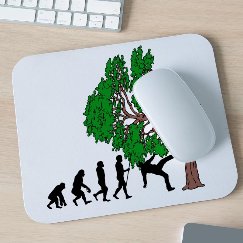 Tree Evolution Bois Bûcheron Forêt de bûcherons Tapis de souris (format paysage)