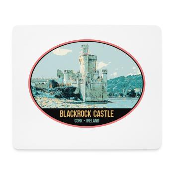 Illustration Blackrock Castle, Cork, Irland - Mousepad (Querformat) - Weiß - Vorne