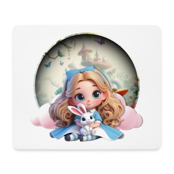 Alices Träume - Mousepad (Querformat) - Weiß - Vorne