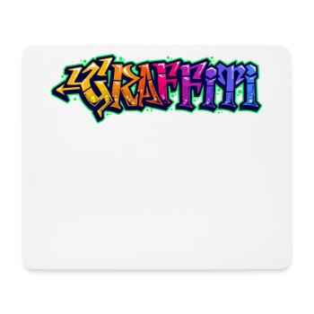 Graffiti Spruch Zeichnen Illustration Street Art - Mousepad (Querformat) - Weiß - Vorne