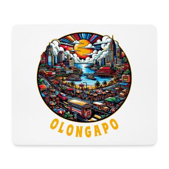 Olongapo City Philippines City Skyline - Mouse Pad (horizontal) - white - Front