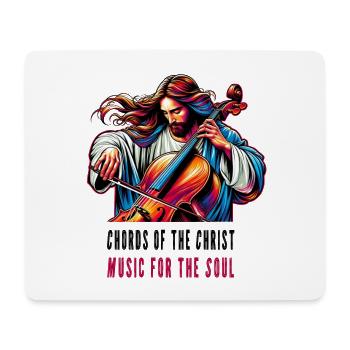 Chords of the Christ Music for the Soul - Mouse Pad (horizontal) - white - Front