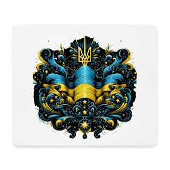 Ukraine Drapeau ukrainien Drapeau Liberté - Tapis de souris (format paysage) - blanc - Devant