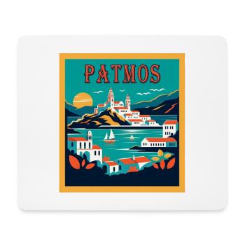 Patmos Griechenland Urlaub Ferien Reisen - Mousepad (Querformat) - Weiß - Vorne