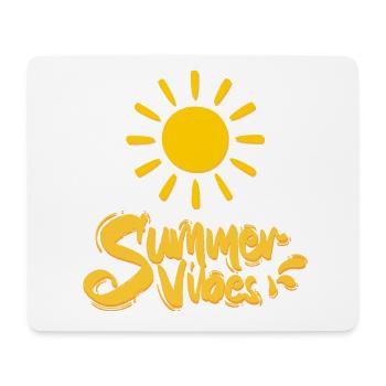 Ambiance estivale - Tapis de souris (format paysage) - blanc - Devant