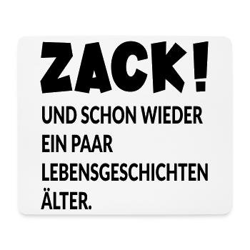 GEBURTSTAG - ÄLTER WERDEN - Mousepad (Querformat) - Weiß - Vorne