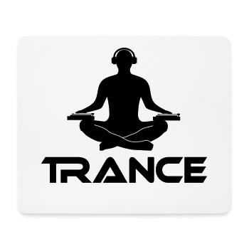Transe - Tapis de souris (format paysage) - blanc - Devant