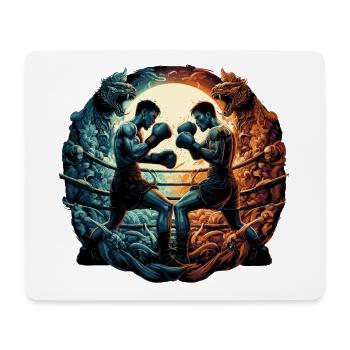 Muay Thai Thaiboxen Kickboxen Boxen Geschenk - Mousepad (Querformat) - Weiß - Vorne
