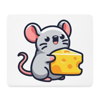 Cheese Chum: The Mouse's Delight - Mouse Pad (horizontal) - white - Front