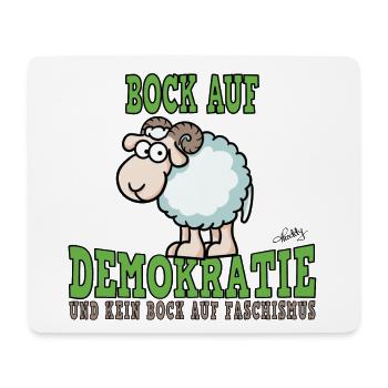 Desire for democracy - Mouse Pad (horizontal) - white - Front