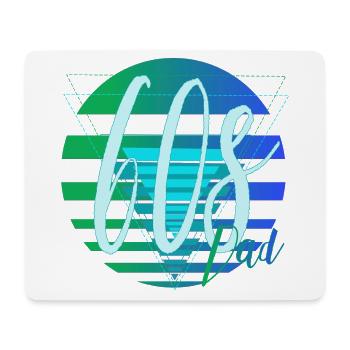 60s Dad – Retro Vater Design - Mousepad (Querformat) - Weiß - Vorne