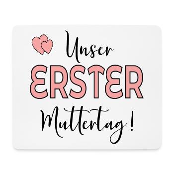 UNSER ERSTER MUTTERTAG BABY MAMA - Mousepad (Querformat) - Weiß - Vorne