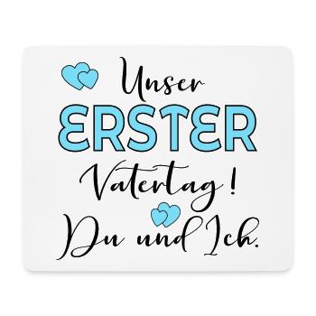 1. VATERTAG BABY - PAPA - Mousepad (Querformat) - Weiß - Vorne