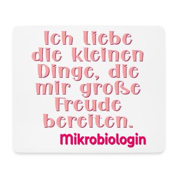 MIKROBIOLOGIN - Mousepad (Querformat) - Weiß - Vorne