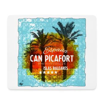 Can Picafort - Mouse Pad (horizontal) - white - Front