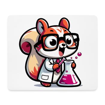 Chimiste Coon : le génie du laboratoire - Tapis de souris (format paysage) - blanc - Devant