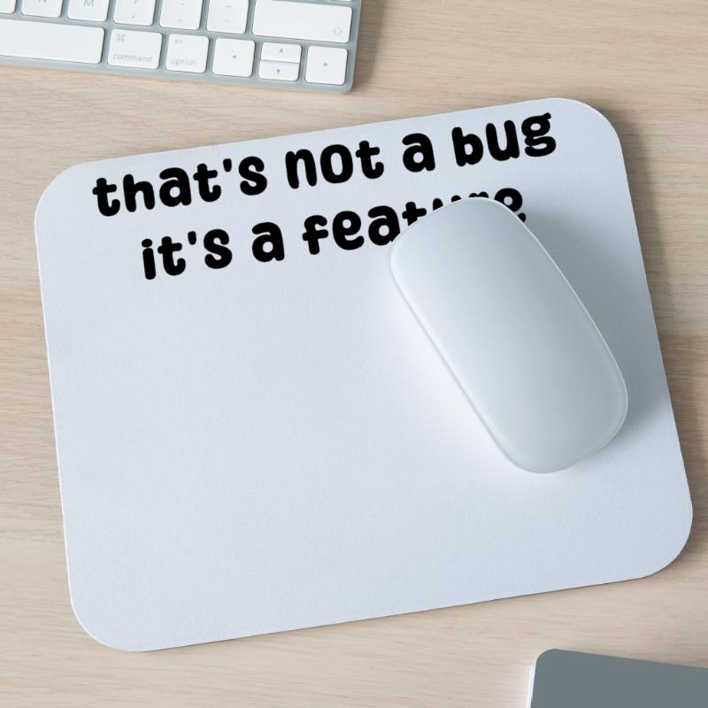 Developer Geek Bugs Code Informatik Statement Mousepad (Querformat)