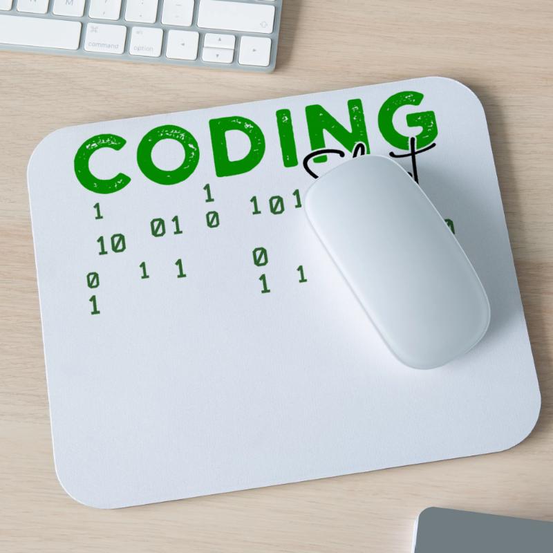 Coden Developer Programmer Web Developer Saying Mouse Pad (horizontal)