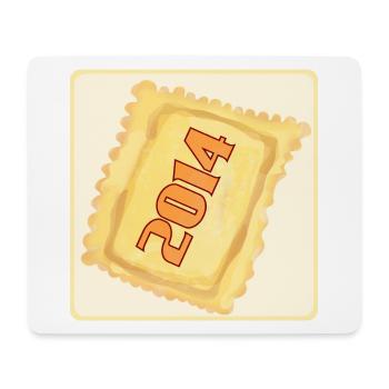 12. GEBURTSTAG 2014 – RAVIOLI-KLÖCKCHEN - Mousepad (Querformat) - Weiß - Vorne