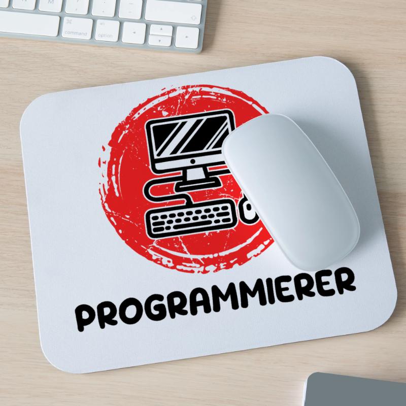 Developer Programmierer Coden Computer Informatik Mousepad (Querformat)
