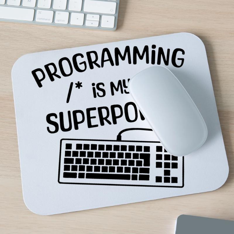 Computer Freak Statement Developer Programmer Mouse Pad (horizontal)
