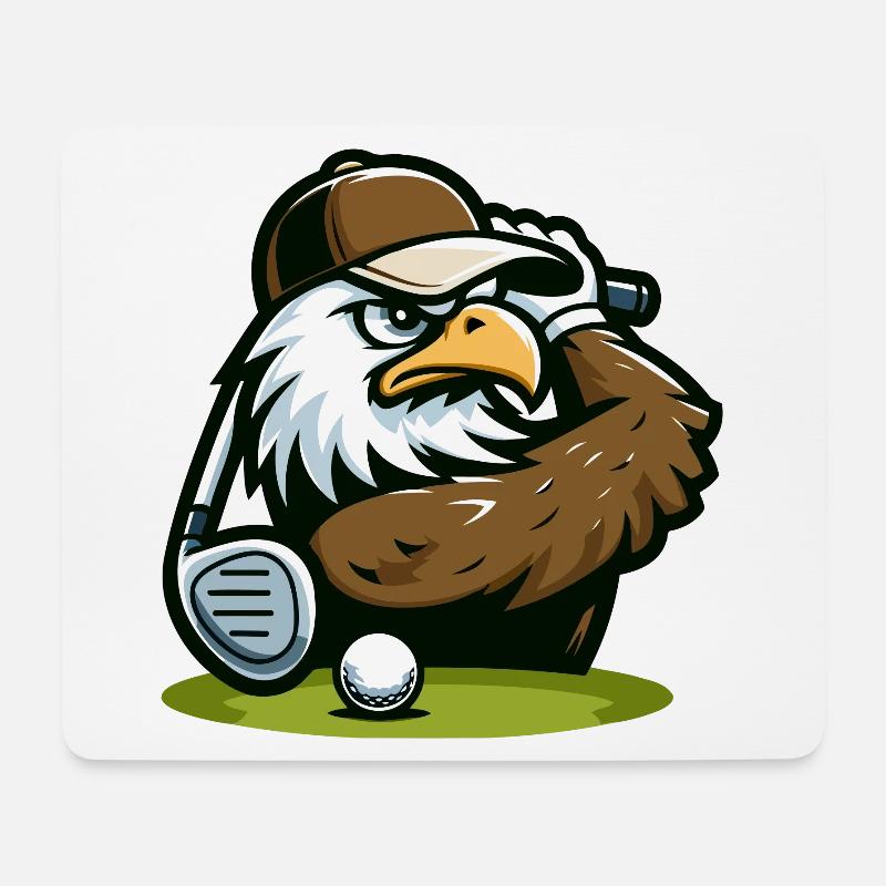 Eagle Ace: The Golf Pro - Mouse Pad (horizontal) - white
