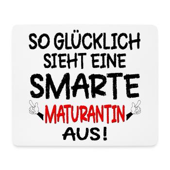 MATURA MATURANTIN GLÜCKLICH - Mousepad (Querformat) - Weiß - Vorne
