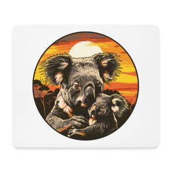 Koala Bear Dad Koala Bear Father Son Koala Bear - Mouse Pad (horizontal) - white - Front