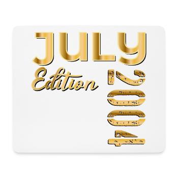 22th Birthday July 2004 - Mouse Pad (horizontal) - white - Front
