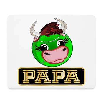 GEBURTSTAG STIER - TENNIS PAPA - Mousepad (Querformat) - Weiß - Vorne