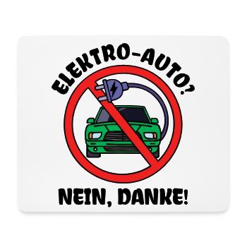 Déclaration de ravitaillement en carburant Stockage d’énergie pour voiture électrique - Tapis de souris (format paysage) - blanc - Devant