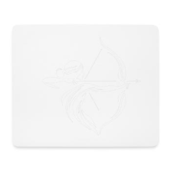 Archer Recurved Sniper Archery BSV - Mouse Pad (horizontal) - white - Front