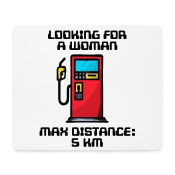 Elektrische Energie Tanken Statement Tankstelle - Mousepad (Querformat) - Weiß - Vorne