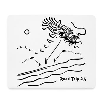 Drache RTM2.4 - Mousepad (Querformat) - Weiß - Vorne