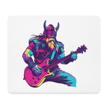 Heavy Viking - Tapis de souris (format paysage) - blanc - Devant
