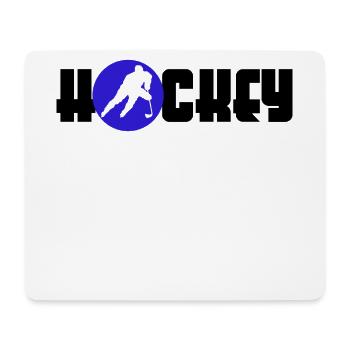 Eishockey Wintersport Schifahren Skifahrer Kalt - Mousepad (Querformat) - Weiß - Vorne