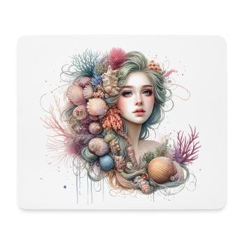 Fantastic, Mermaid, Artwork, Colorful, - Mouse Pad (horizontal) - white - Front